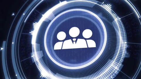 Business, Technology, Internet and network concept. Human Resources HR mana.. Vídeo Stock 255487199