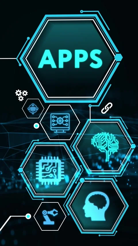 Business, Technology, Internet and network concept. APPS abbreviation. Mode.. Stock Footage 280963939