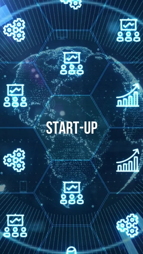 Business, Technology, Internet and network concept.  Start-up funding crowd.. Video stock 280964599