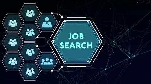 Business, Technology, Internet and network concept. Job Search human resour.. Stock Footage 280964779