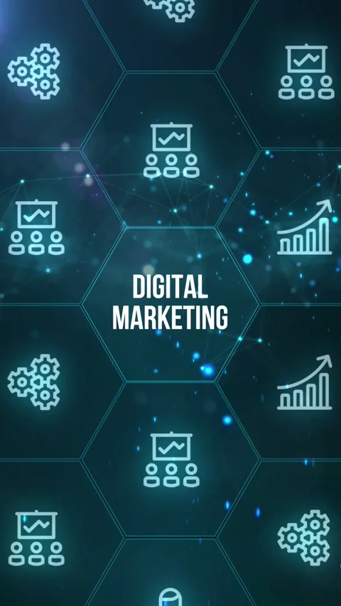 Business, Technology, Internet and network concept. Digital Marketing conte.. Stock Footage 280965941