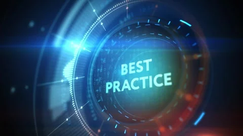 Business, Technology, Internet and network concept. BEST PRACTICE successfu.. Stock Footage 309360212