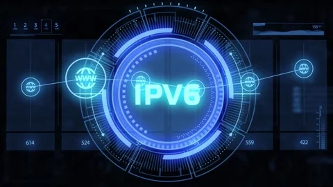 Business, Technology, Internet and network concept. IPV6 abbreviation. Mode.. Stock Footage 309361553