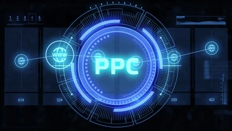 Business, Technology, Internet and network concept. PPC Pay per click payme.. Stockbeeldmateriaal 309361570