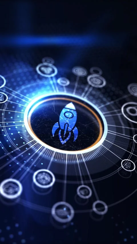 Business, Technology, Internet and network concept. Enterprise resource pla.. Stock Footage 309366986