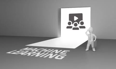 Business, Technology, Internet and network concept. Coaching mentoring educat 库存插图