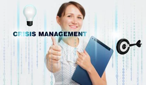 Business, Technology, Internet and network concept. Young businessman working Stock Photos