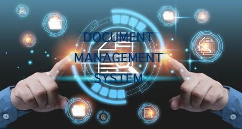 Business, Technology, Internet, and network document management system conc.. Stock Photos
