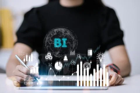 Business, Technology, Internet and network concept. people working on the f.. Stock Photos