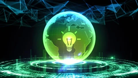 Business, technology, internet and networking concept. Light Bulb innovation Stock Footage 132231948