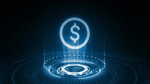 Business, technology, internet and networking concept. Dollar Currency Busine Stock-Footage 140513777