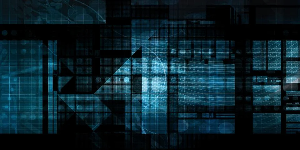 Business Technology Solution Innovation Strategy Development Framework Stock Illustration