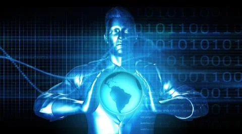 Business Technology Solutions Stock Illustration