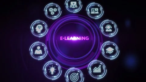 Business, Technology,Internet and network concept. E-learning Education Inter Vídeo Stock 198709284