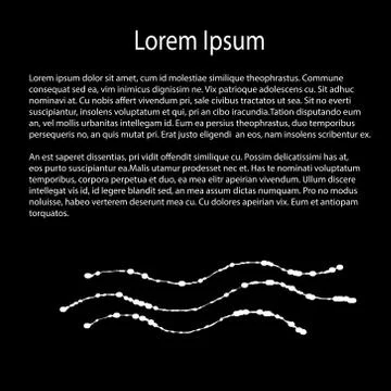 Business template -  abstract scrawl structure   - vector illustration Stock Illustration