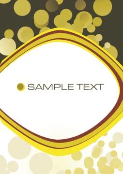 Business template background in green, vector illustration Stock Illustration