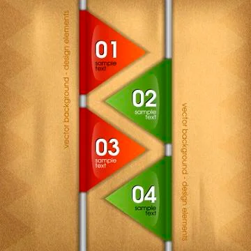 Business template Illustrazione stock