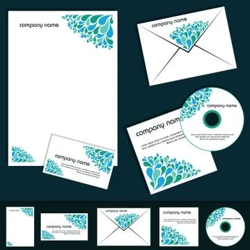 Business template Stock Illustration