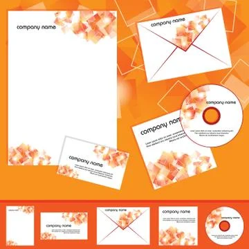 Business template Stock Illustration