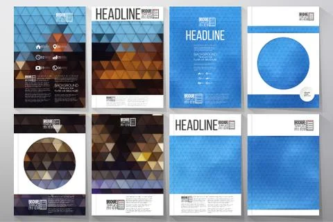 Business templates for brochure, flyer or booklet. Night city landscape Stock Illustration