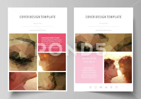 Business Templates For Brochure, Magazine, Flyer. Cover Design Template