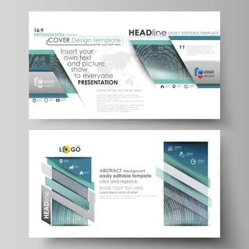 Business templates in HD format for presentation slides. Easy editable abstract Illustrazione stock