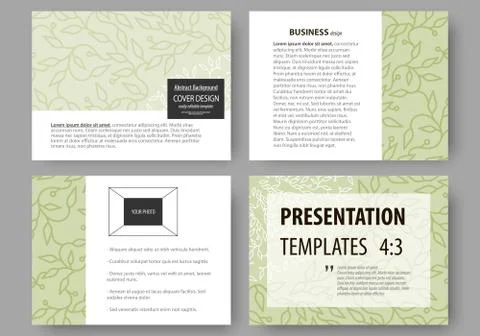Business templates, presentation slides. Easy editable layouts, flat design Stock Illustration