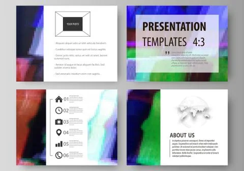 Business templates for presentation slides. Easy editable abstract vector Illustrazione stock