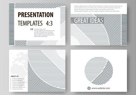 Business templates for presentation slides. Easy editable abstract vector Illustrazione stock