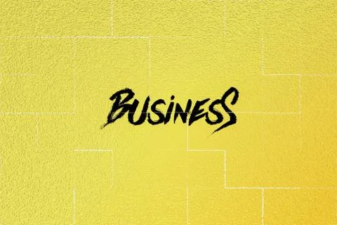 Business text Stock Illustration