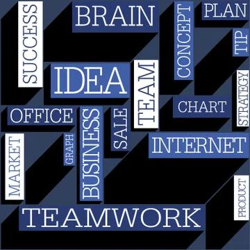 Business themed seamless background, vector Stock Illustration