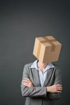 Business thoughts without creativity Foto stock