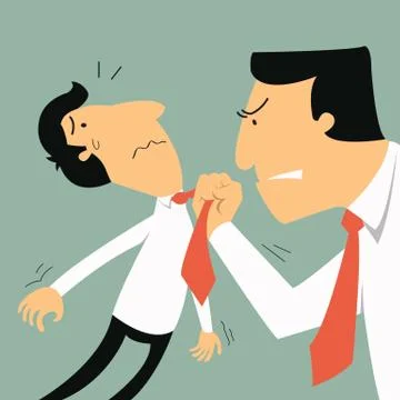 Business threatening Stock Illustration