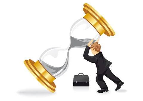 Business time Stock Illustration