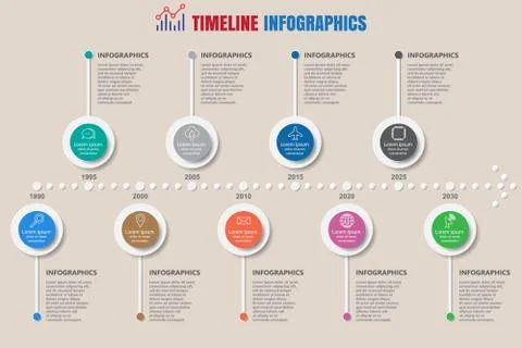Business timeline, Vector Illustration イラスト素材