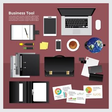 Business Tool Vector Illustration Stock Illustration