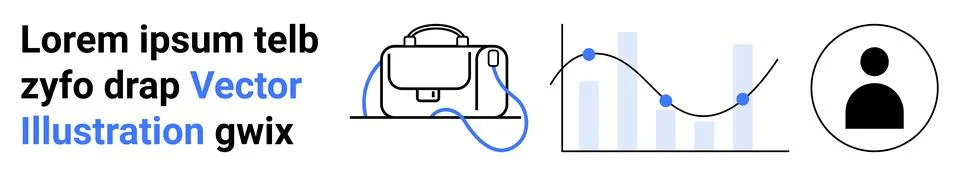 Business Tools and Analytics Elements for Professional Use in Presentations.. 스톡 일러스트