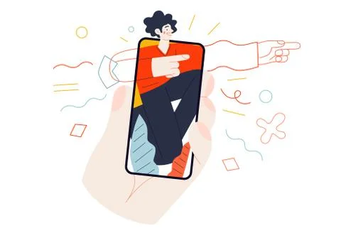Business topics - application Stock Illustration