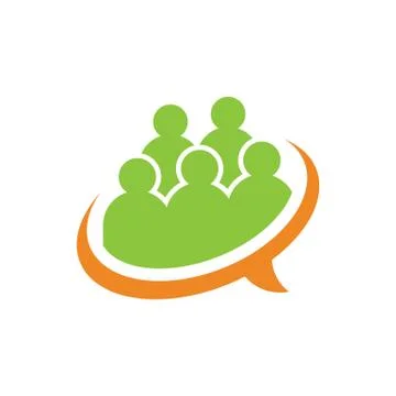 Business training and learning speaker icon vector illustration isolated on w Stock Illustration