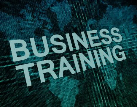 Business training Illustrazione stock
