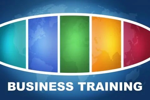 Business training Stock Illustration