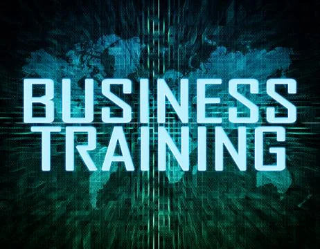 Business training Illustrazione stock