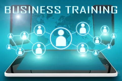 Business training Illustrazione stock