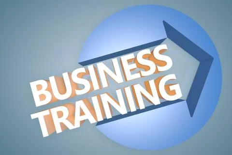 Business training Illustrazione stock