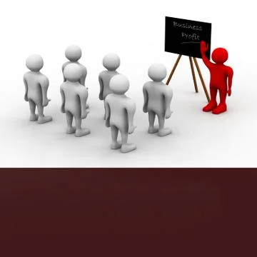 Business training Stock Illustration