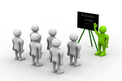 Business training. Stock Illustration