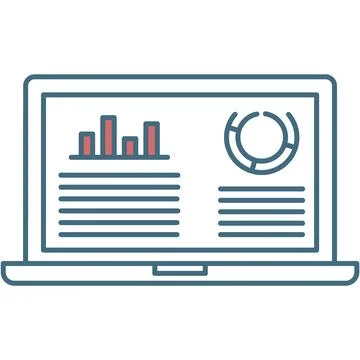 Business training online icon vector web education Stock Illustration