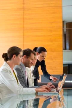 Business training Stock Photos