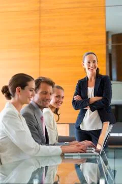 Business training Stock Photos