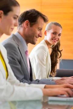 Business training Stock Photos